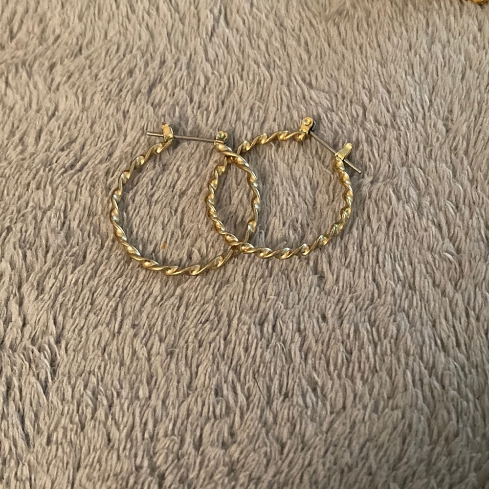 Gold Hoop Earrings